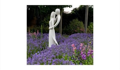 Lavender in one of the gardens