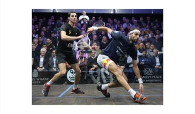 A major squash rivalry will be rekindled when Nick Matthew meets Gregory Gaultier in a Dunlop Legends Challenge on Finals Night at the GillenMarkets C