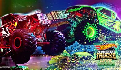 Hot Wheels Monster Trucks Live Glow Party brings fans’ favorite Hot Wheels Monster Trucks to life including Mega Wrex™, Tiger Shark™, Demo Derby™, Bon