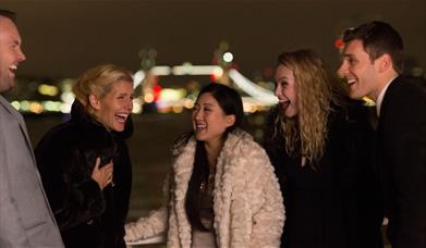 Celebrate the Queen’s Platinum Jubilee with an elegant dinner cruise along the Thames