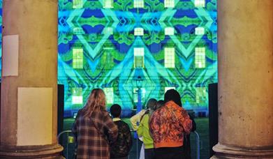 Luxmuralis returns to the Old Royal Naval College with an all-new immersive light and sound experience, Lost Worlds