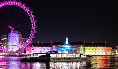Celebrate the New Year on the River Thames and see London's famous fireworks up close