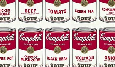 Design your own four iconic cans of soup, just like Any Warhol’s most famous painting