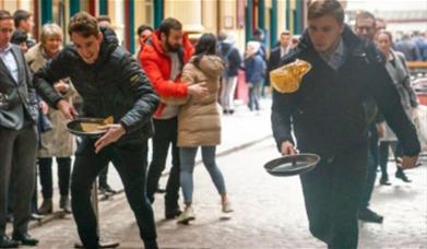 It’s time to test your skills, not just in tossing pancakes but in sprinting like your brunch depends on it!