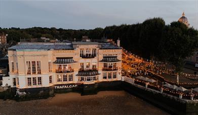 Trafalgar Tavern in Greenwich. 