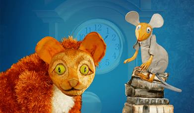 A merry slapstick show, starring glove puppets, silly museum curators, dozy delivery drivers, a magnificent clock and that song you’ve all been waitin