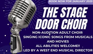 The Stage Door Choir Book Now for January 2025 Image