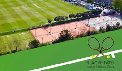 Multiple tennis courts located at Blackheath Lawn Tennis Club.