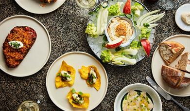 A selection of dishes at Highroad Social, Greenwich