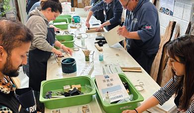 In this workshop, learn how to make your own live edge river pour using epoxy resin