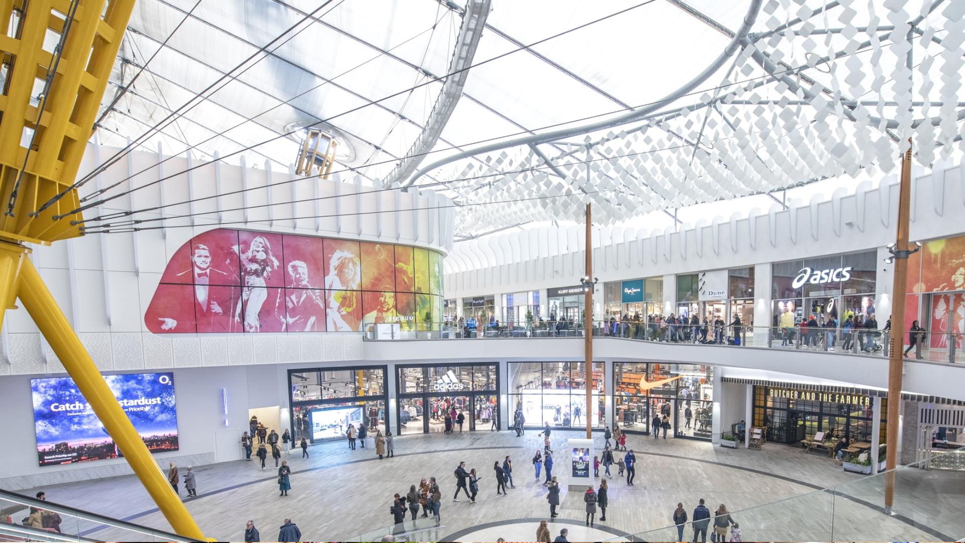 The interior of ICON Outlet at The O2, Greenwich