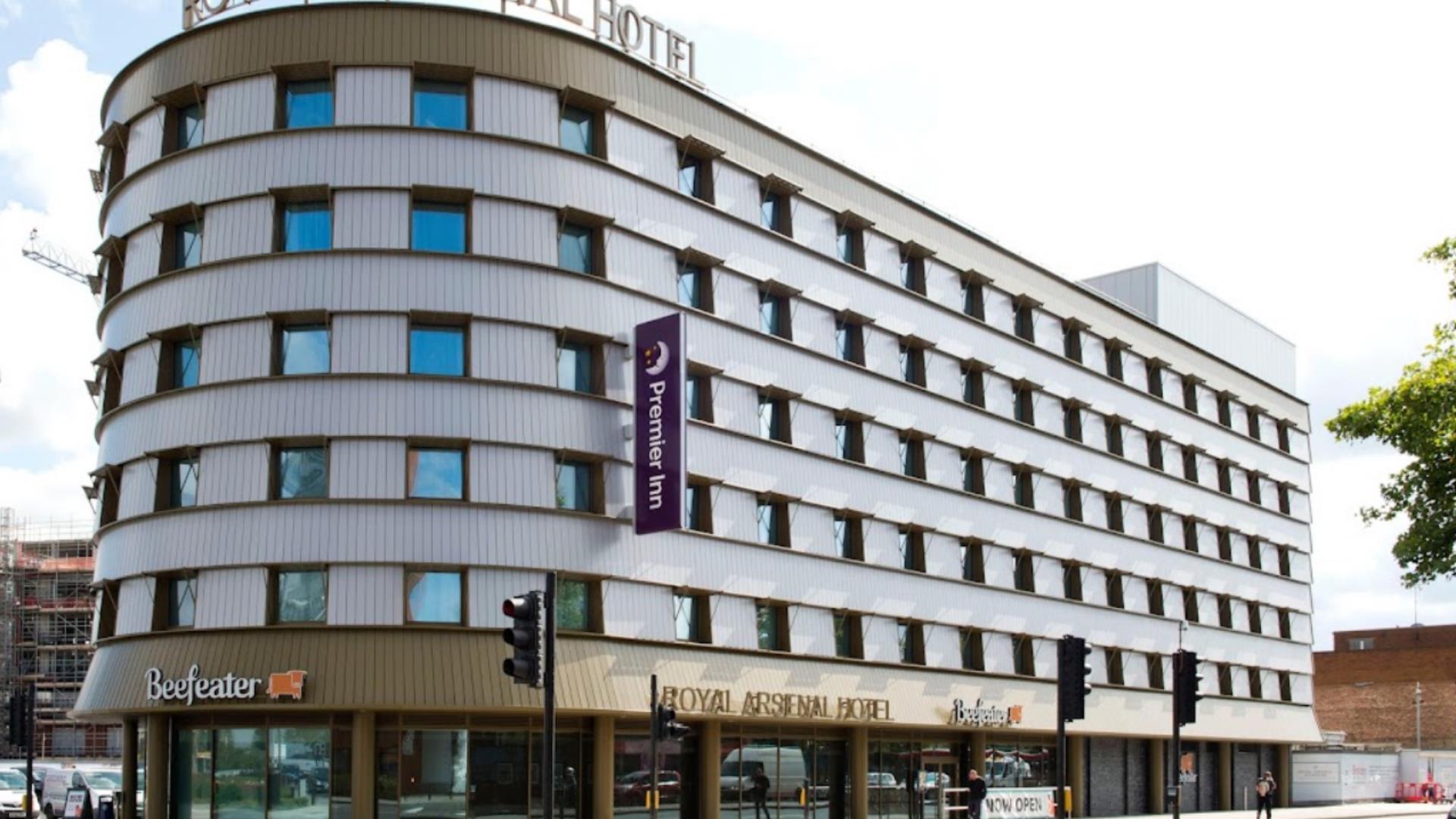 The Premier Inn London Woolwich.