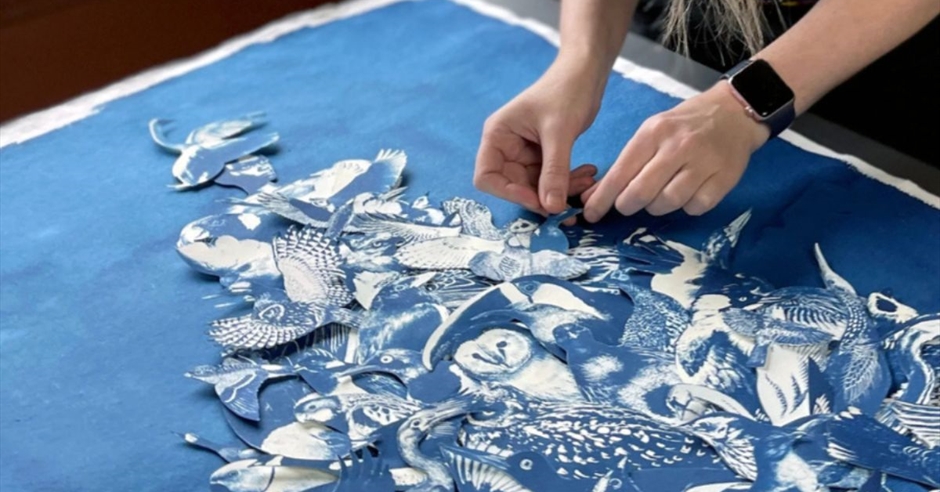 Cyanotypes and Collage - Crafting a Natural Utopia (Ages 5-11 yrs)