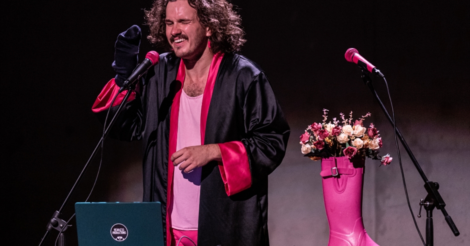 Pink Boots and an Alcoholic Sock Puppet