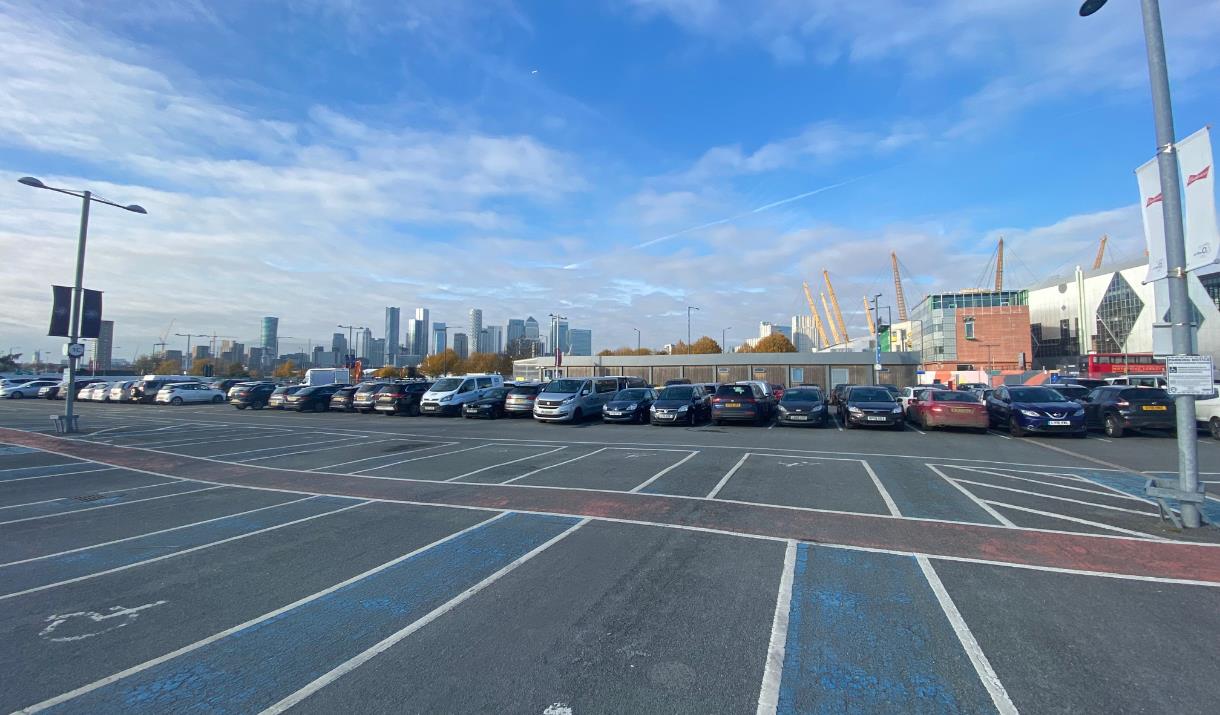 The O2 Car Park Car Park in Greenwich Peninsula, Greenwich Enjoy Greenwich
