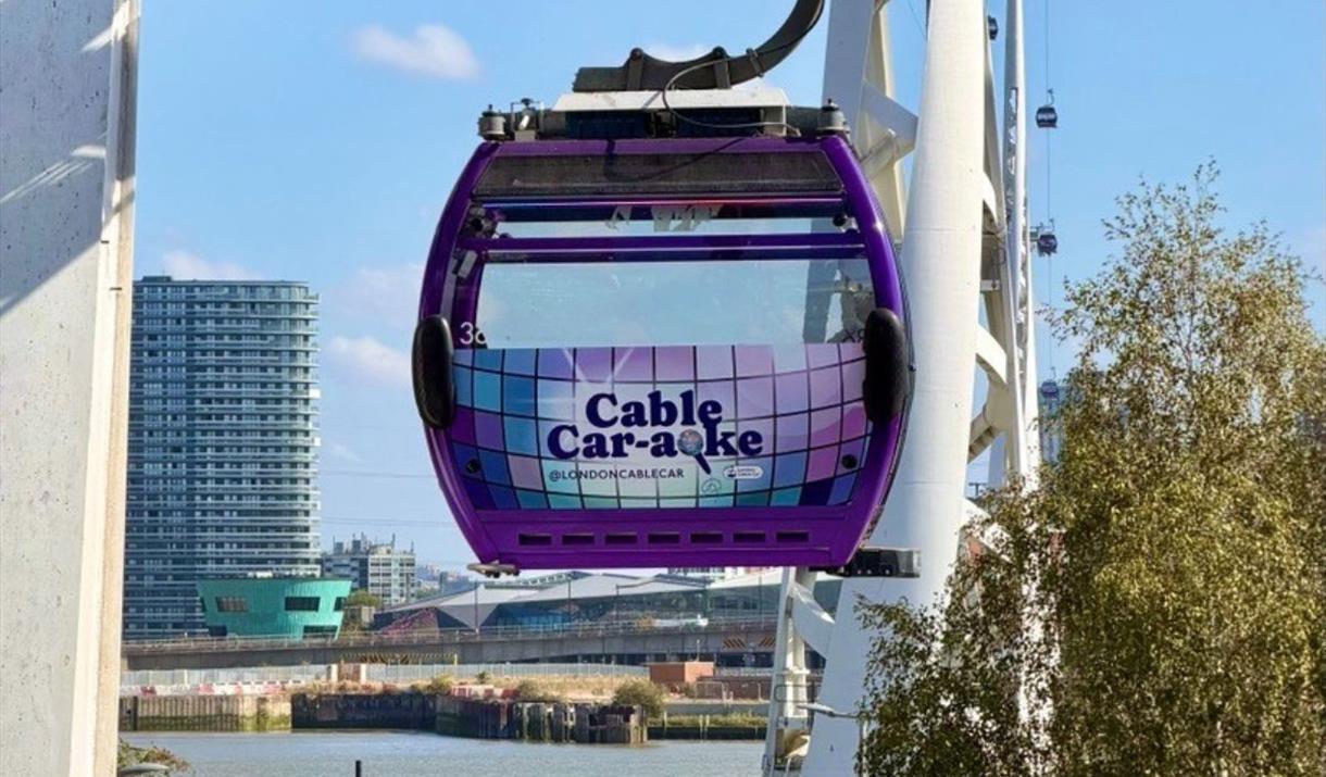 Take flight over London as you step into your very own Cable Car-aoke experience