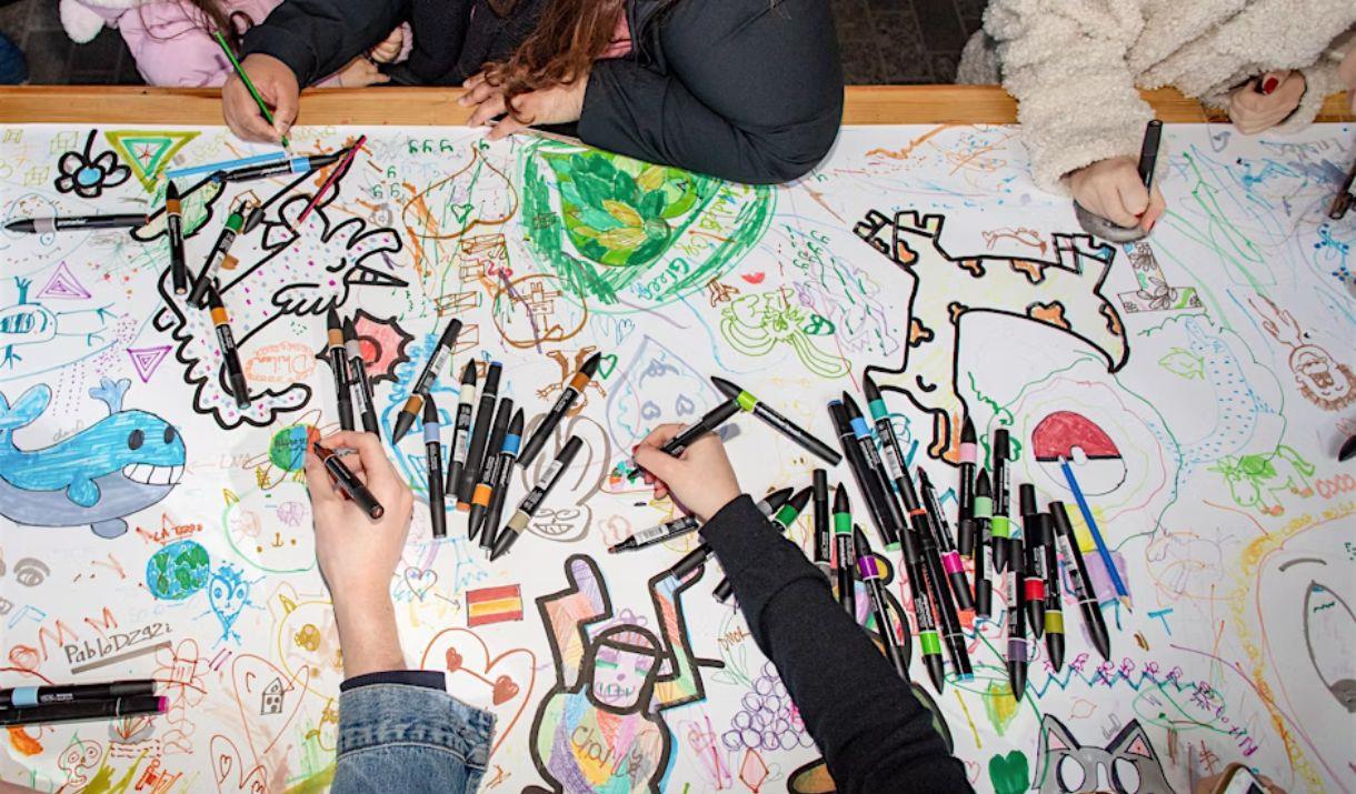 A colouring experience with Samme Snow at NOW Gallery this May half-term!
