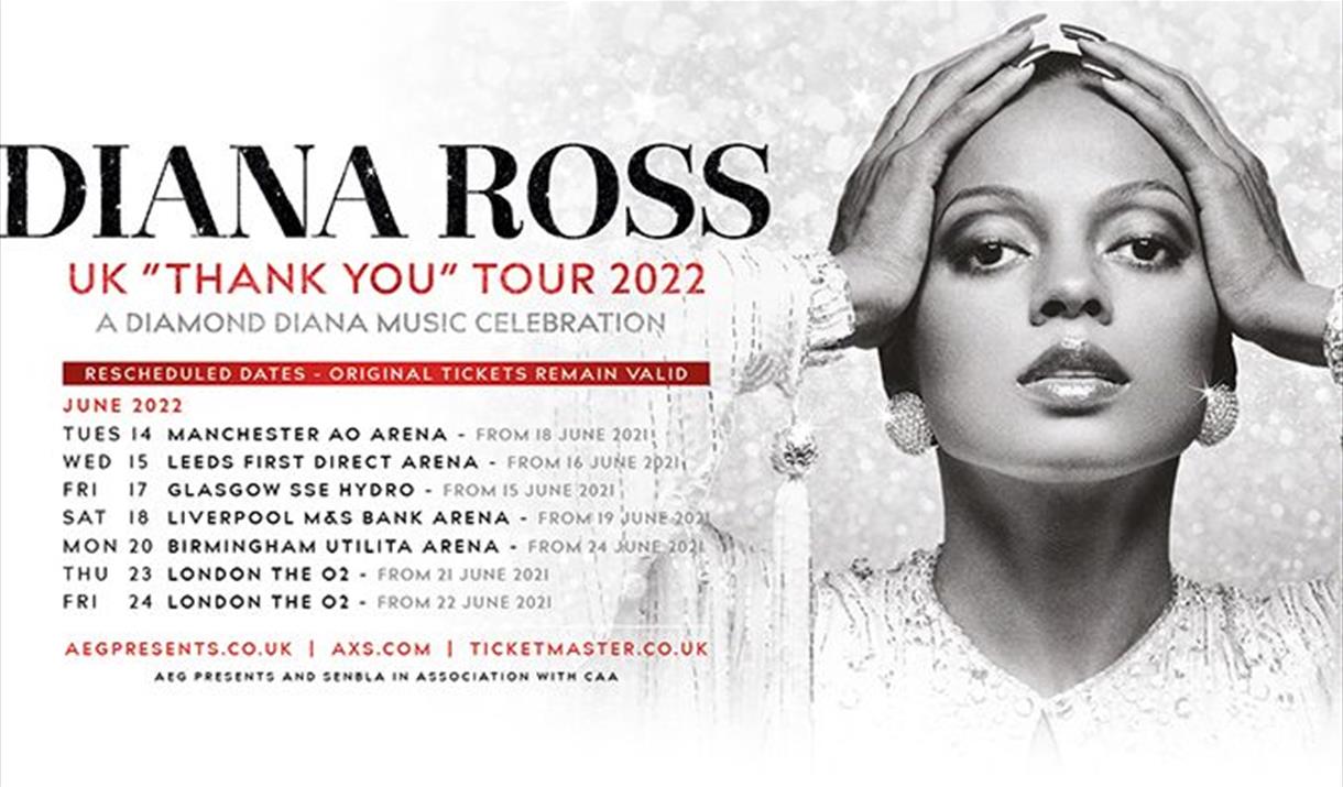 Diana Ross UK 'Thank You' Tour 2022