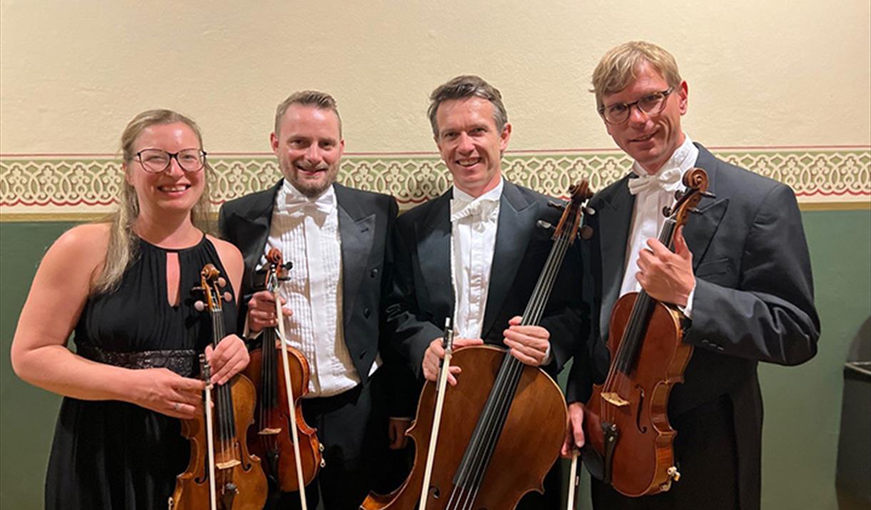 The Elgin String Quartet will be performing live Chamber music in its different ensemble variations