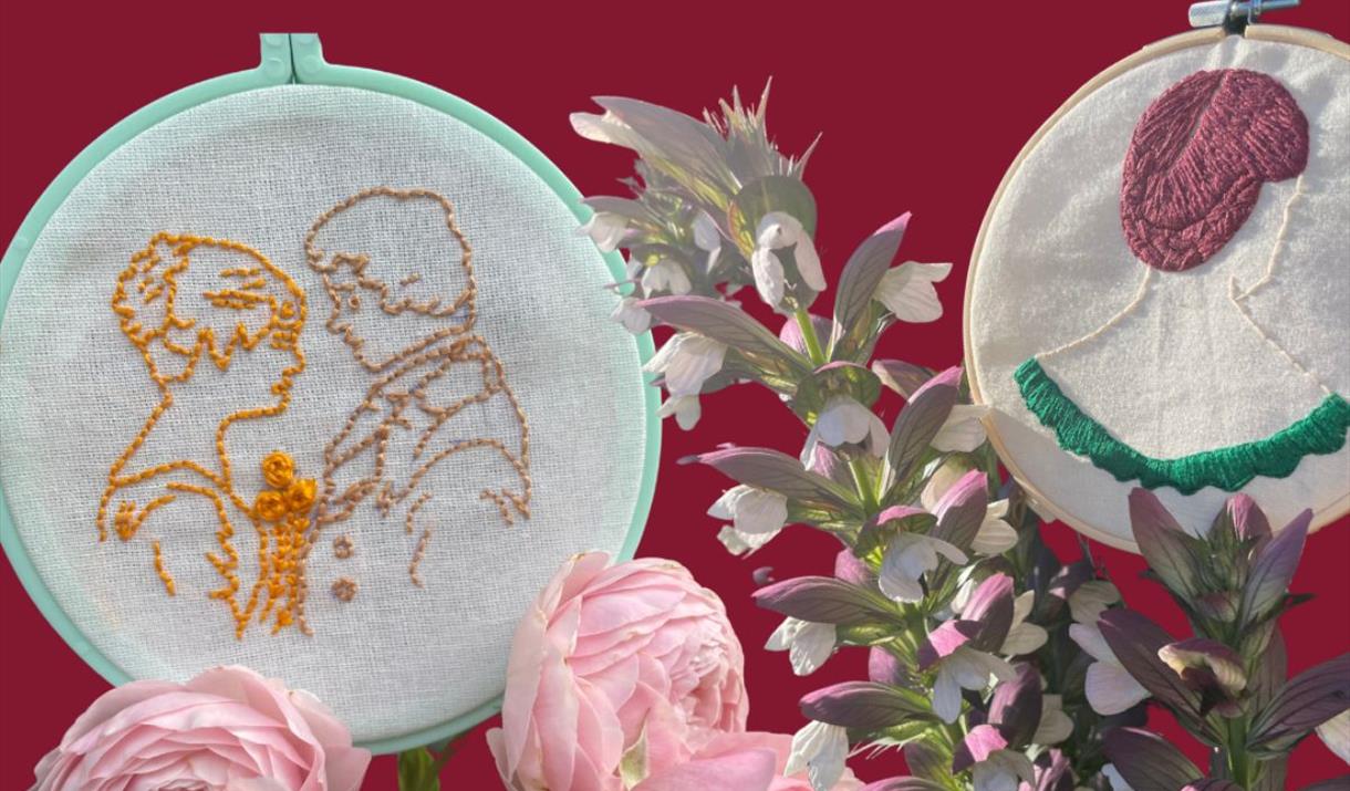 Embroidery Workshop with Sarah Bhandari at The Fan Museum, Greenwich