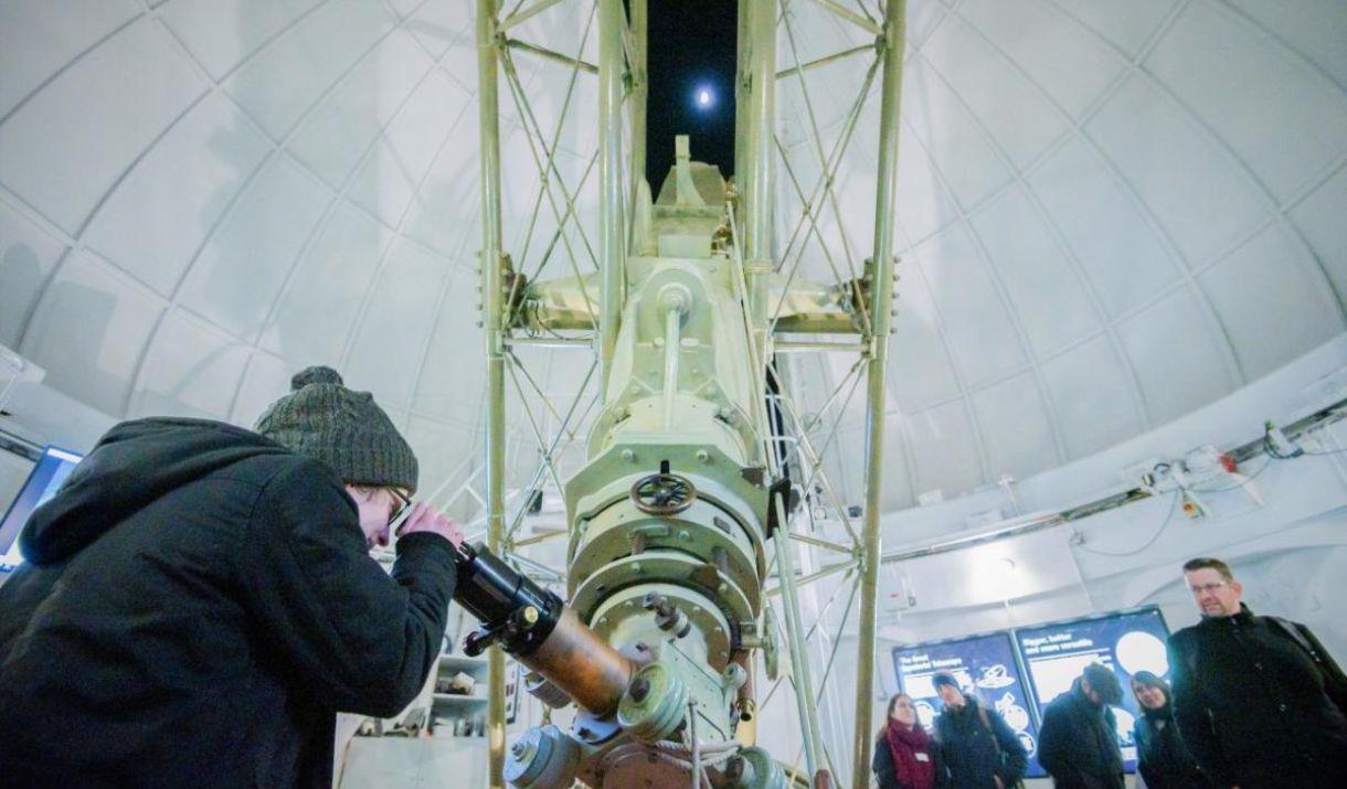 Explore the wonders of the night sky and take the chance to look through the telescopes of the Royal Observatory