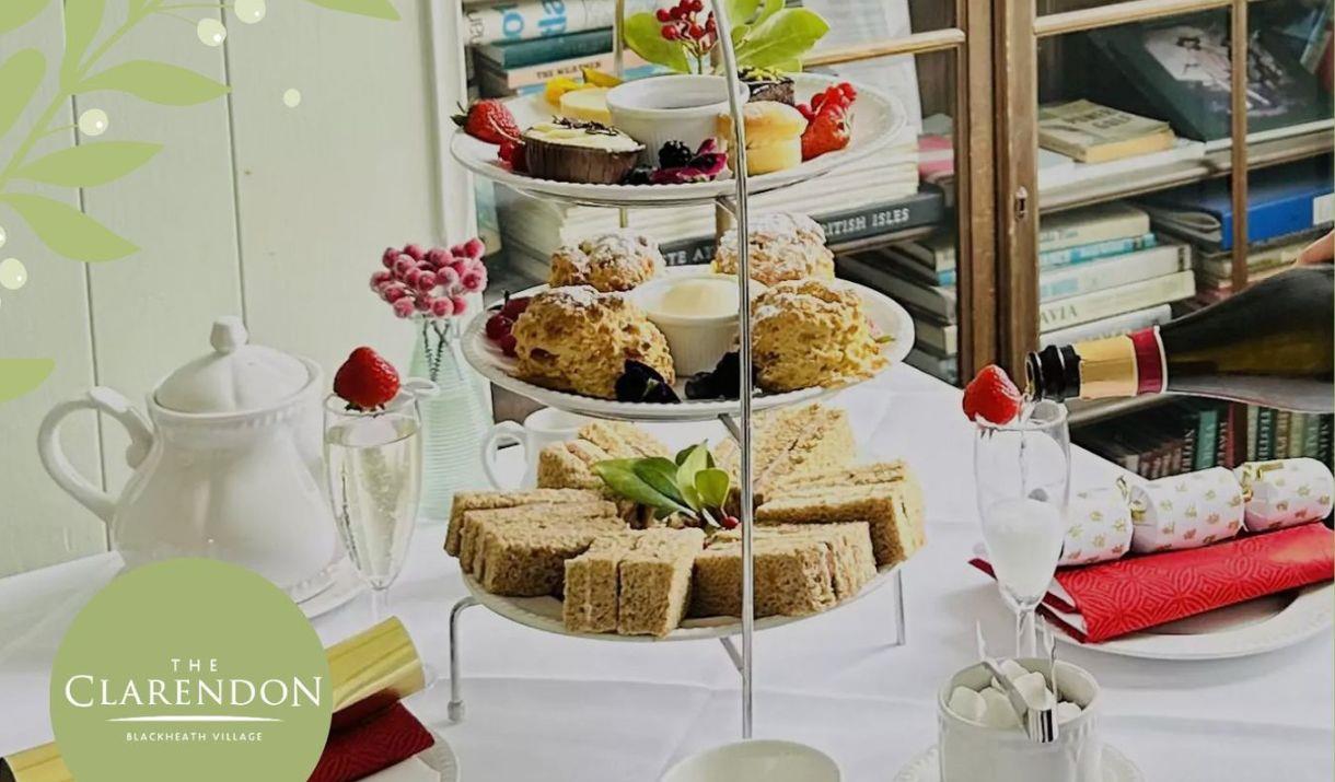 An image of Festive Afternoon Tea at The Clarendon