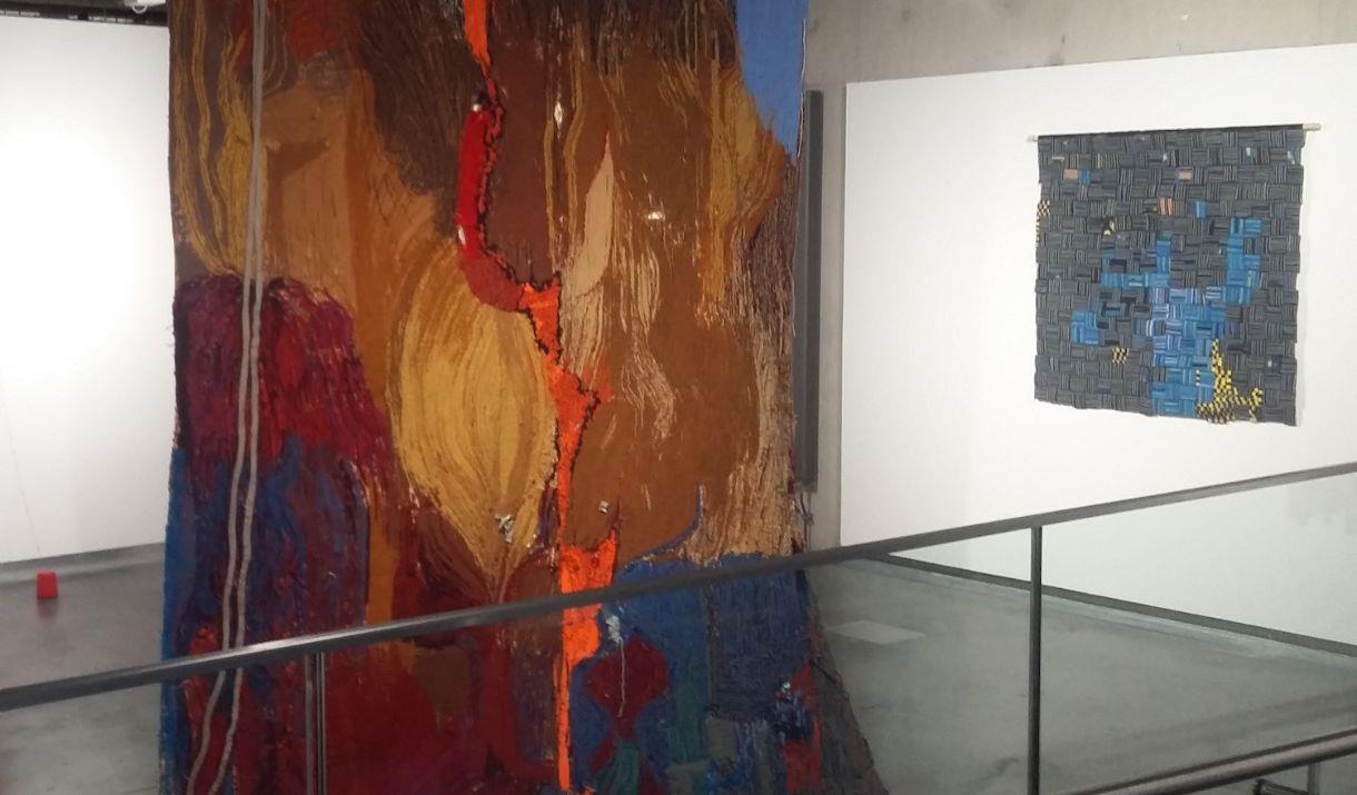 Fragments Folds and Frays exhibition at Stephen Lawrence Gallery
