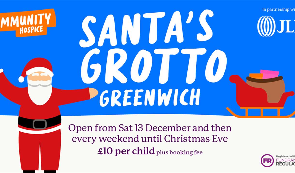 Step into Santa’s Grotto – in the heart of Greenwich!
