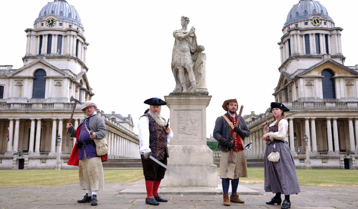 A weekend of living history as the Old Royal Naval College is overrun with pirates!