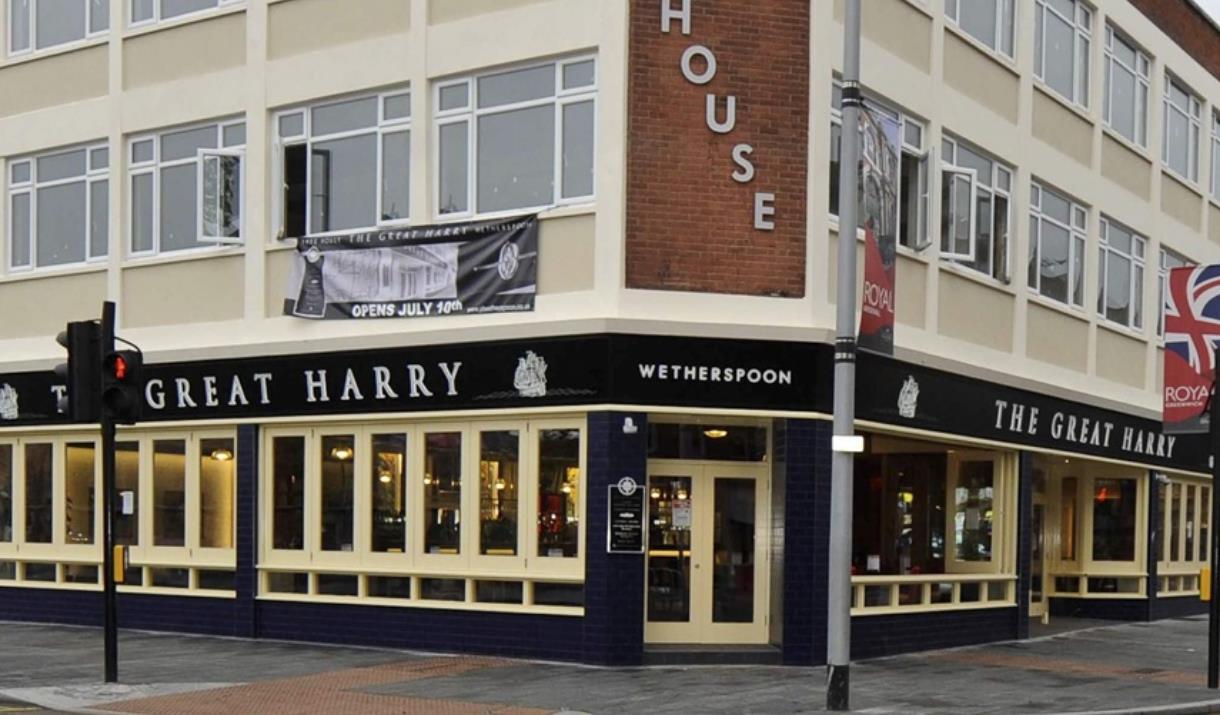 The Great Harry, a Wetherspoons pub in Woolwich.