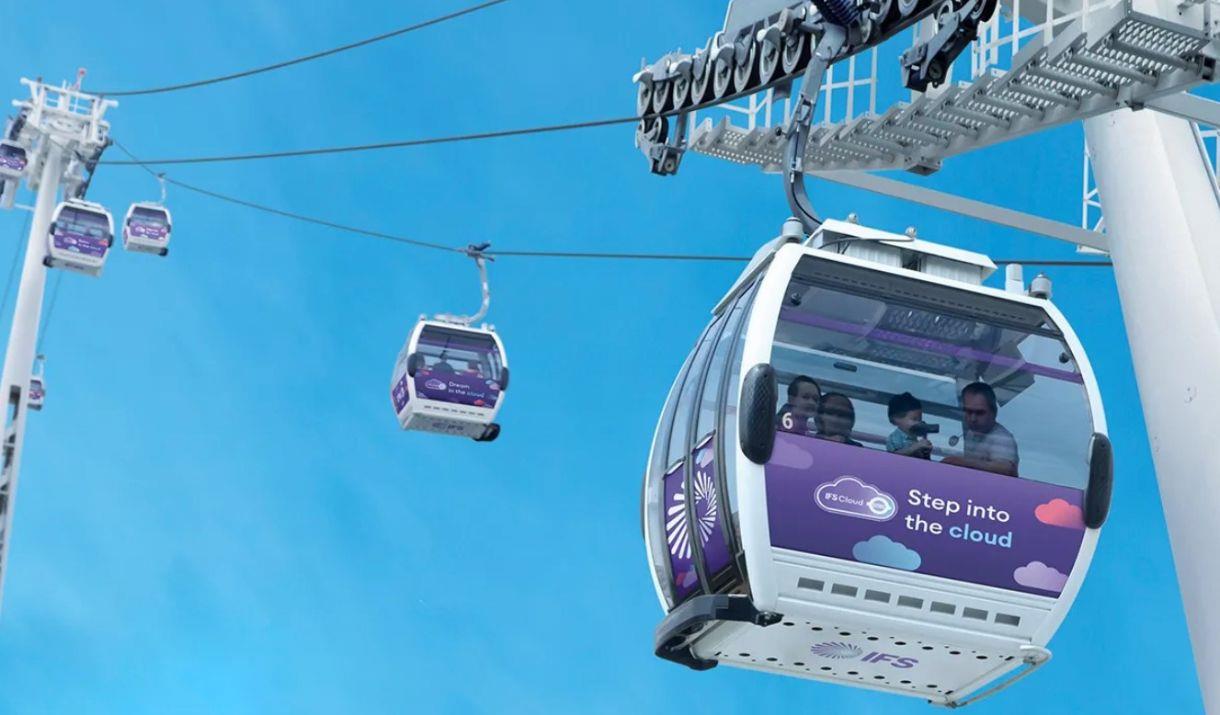 Soar 90M over the Thames on the IFS Cloud Cable Car!