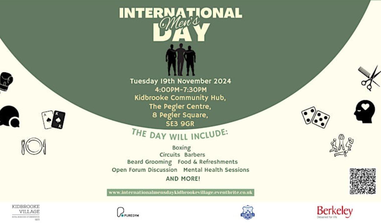 Calling all men: friends, partners, brothers, fathers, uncles, godfathers and granddads.......this event is for you!