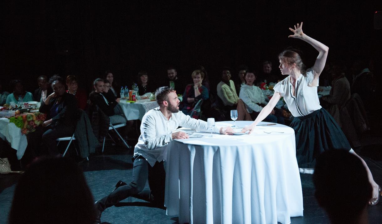 A playful immersive performance about our relationship with food