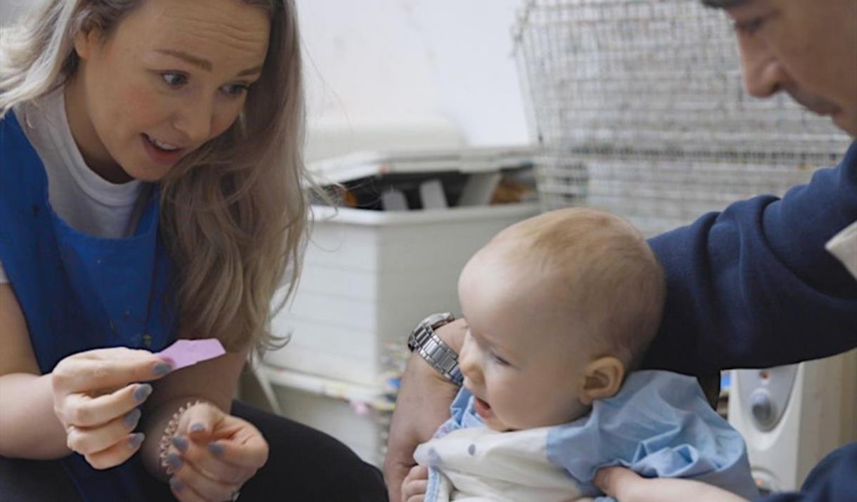 Come along to the Discover Open Day and find out what the art and music classes for little ones are like