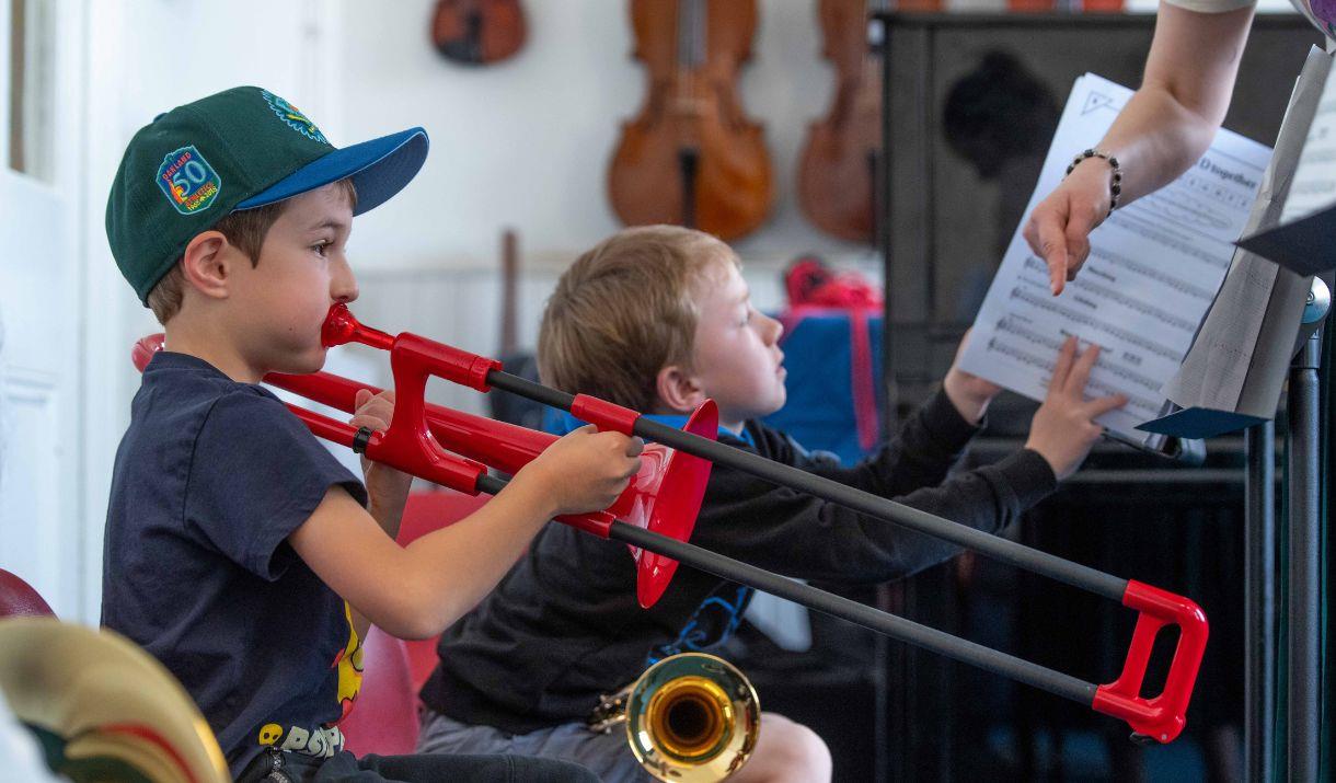 A fantastic opportunity to learn an instrument in supportive small groups following a tailored curriculum