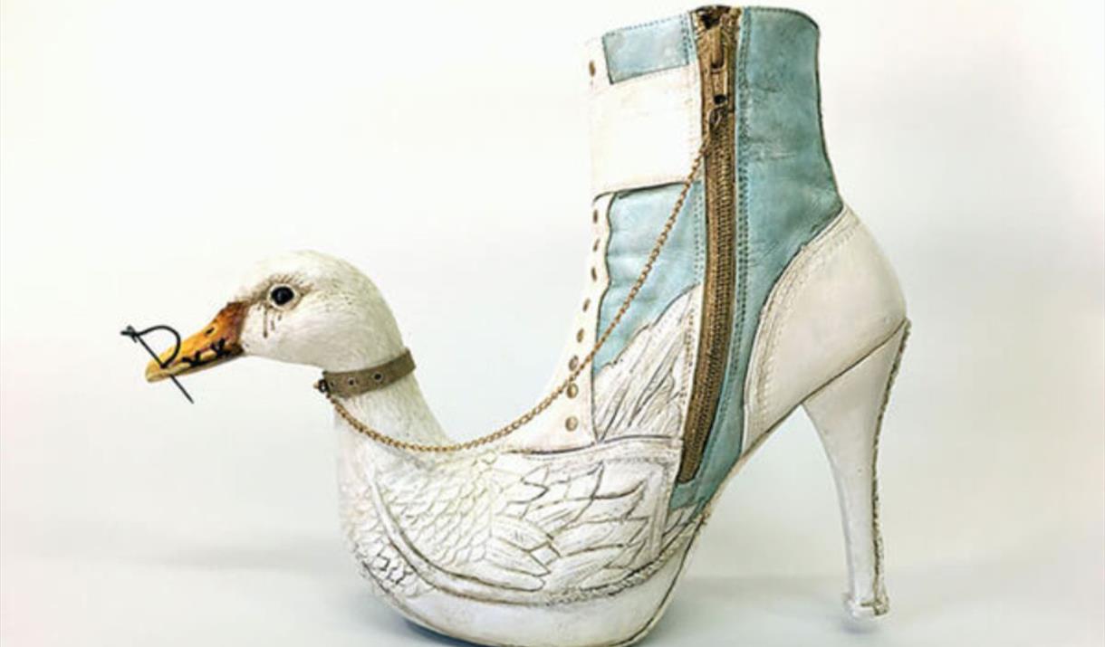 Do you like shoes? From Cinderella's glass slipper to platforms of the swinging 60s, to the fantastical works of Costa Magarakis, shoes tell a story