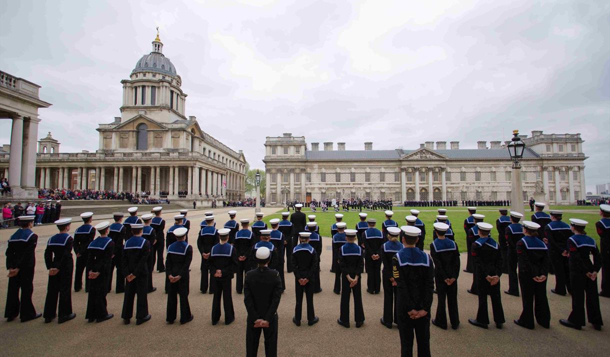 Trafalgar Day Parade with London Area Sea Cadets