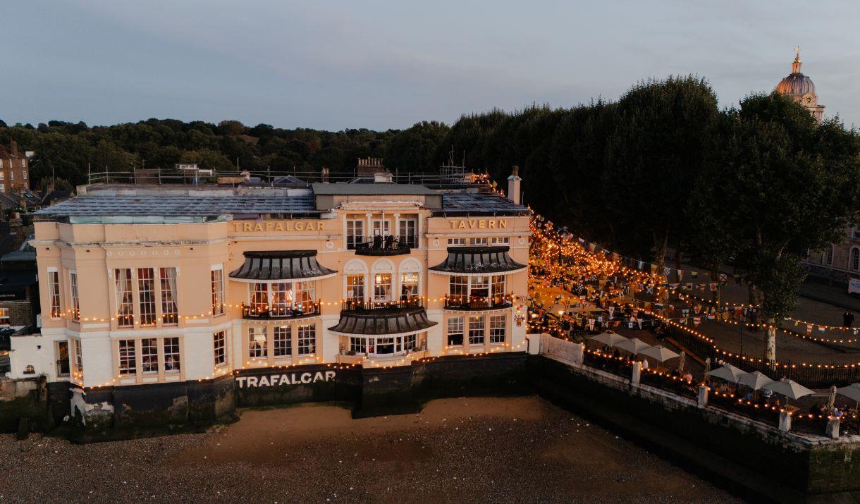 Trafalgar Tavern in Greenwich.