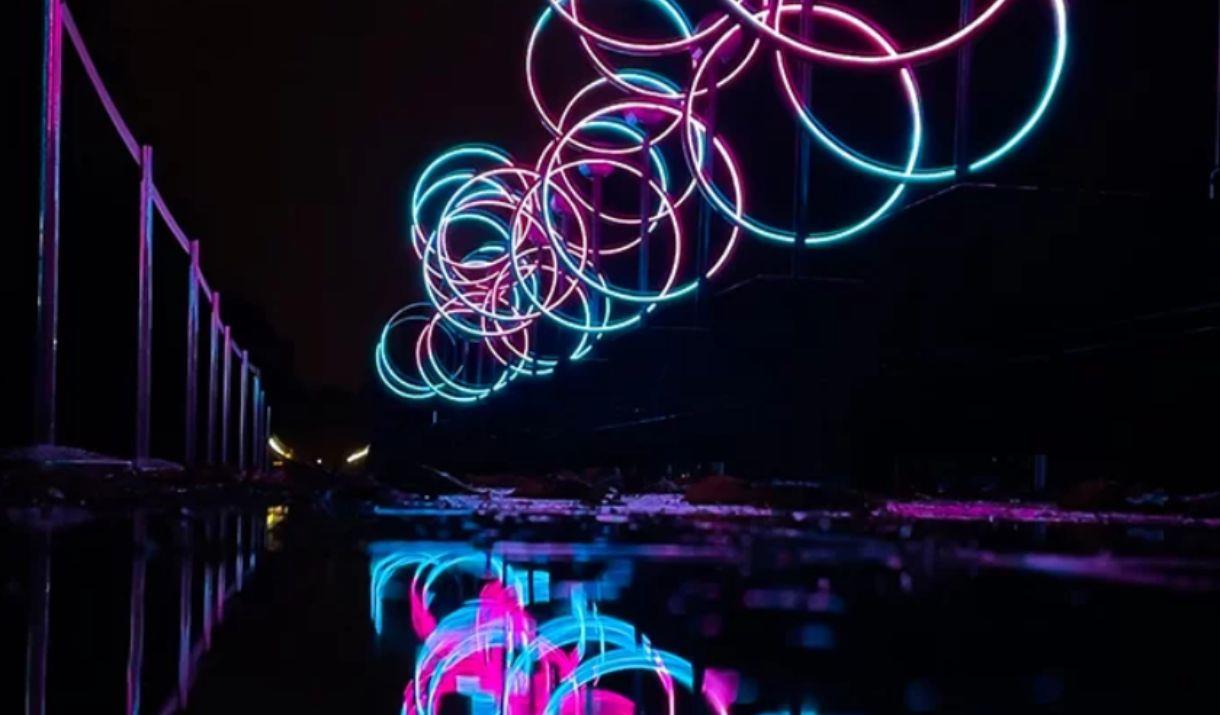 Kinetic Perspectives by Juan Fuentes (Spain), Water Street