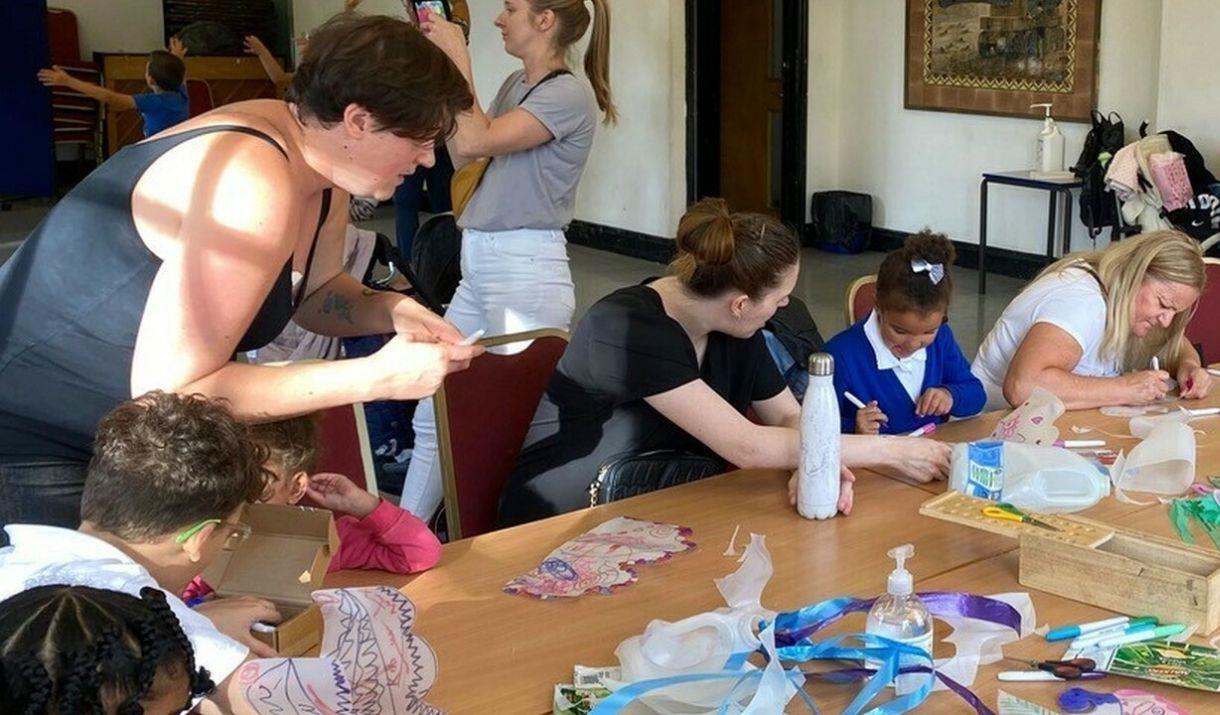 A FREE drop-in workshop making decorations for Woolwich Carnival