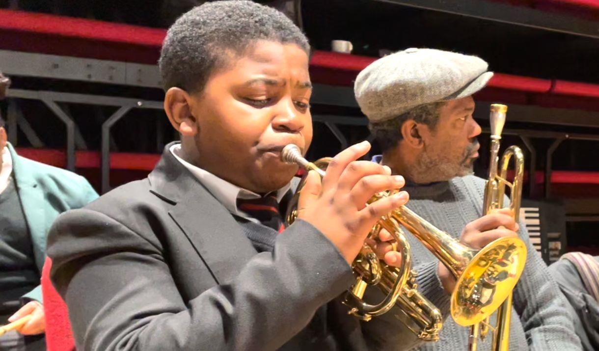 Young musicians deliver an hour long concert at Tramshed, Woolwich