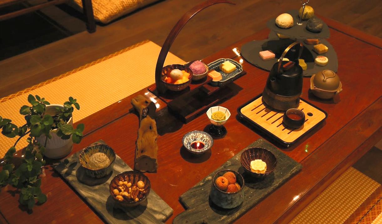 Authentic guided tea ceremony in Greenwich - by the River Thames at Amitabha Garden