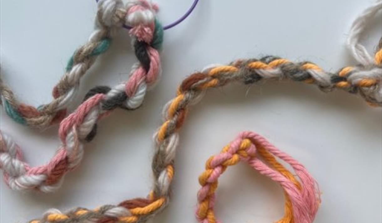 Join textile designer Alice Burnhope for a creative workshop exploring natural threads and fibres to make colourful, one-of-a-kind rope creations!