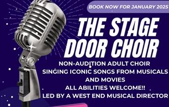The Stage Door Choir Book Now for January 2025 Image