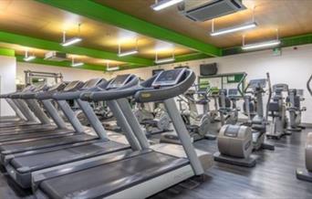 Inside Coldharbour Leisure Centre's Gymnasium.