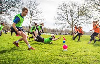 A group of people taking part in activities at Blackheath Bootcamp.