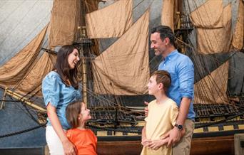 Steer a ship, fire a cannon and explore life at sea in this interactive gallery for children aged 6-12