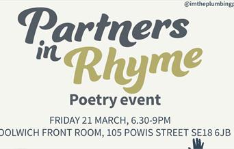 An intimate & interactive evening celebrating fresh poetic voices, hosted by Partners in Rhyme! Meet the poets, hear their words, engage!