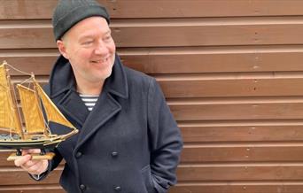 Charlie Connelly's hilarious one-man show brings the legendary shipping forecast vividly to life