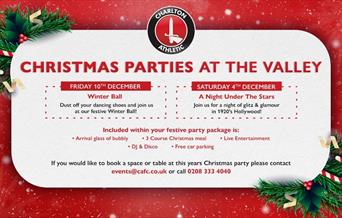 Come and celebrate Christmas at The Valley this year